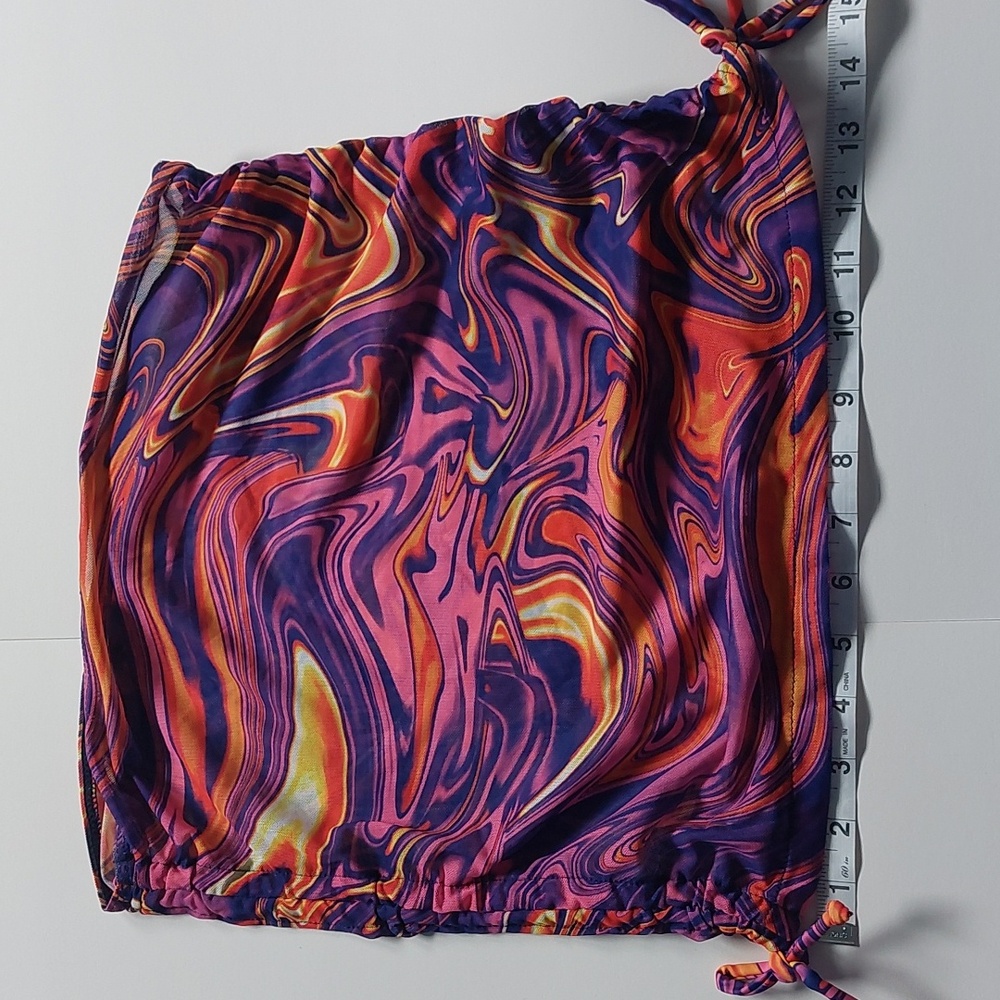 Bikini women's set skirt‎ summer tie Dye size M - Picture 12 of 12